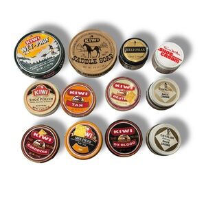 Lot Of Vintage Shoe Shine Products